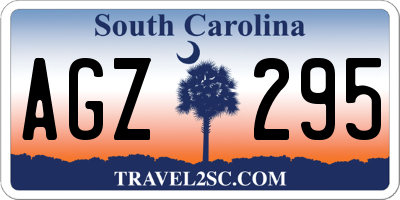 SC license plate AGZ295