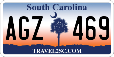 SC license plate AGZ469