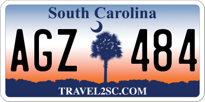 SC license plate AGZ484