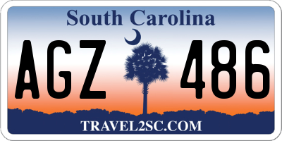 SC license plate AGZ486