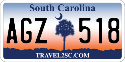 SC license plate AGZ518