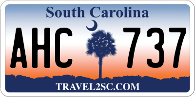 SC license plate AHC737