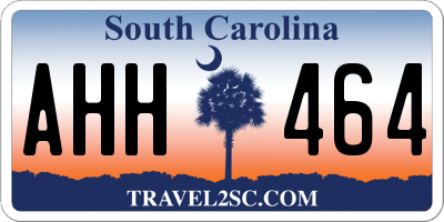 SC license plate AHH464