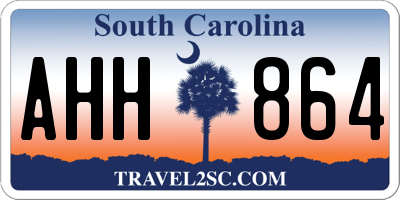 SC license plate AHH864