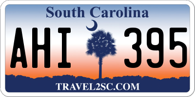 SC license plate AHI395
