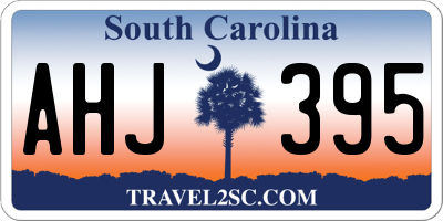 SC license plate AHJ395