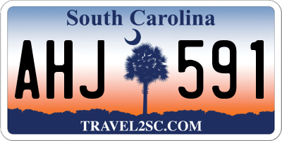 SC license plate AHJ591