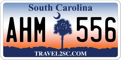 SC license plate AHM556