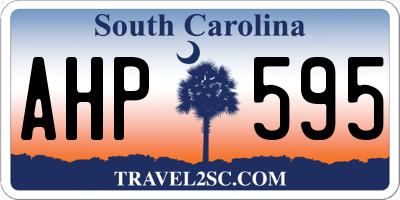 SC license plate AHP595