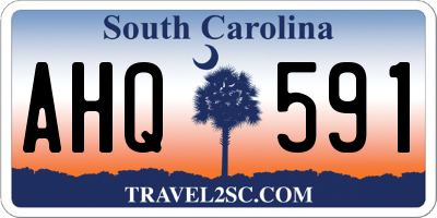 SC license plate AHQ591