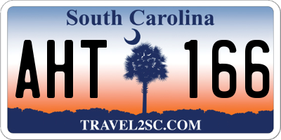 SC license plate AHT166