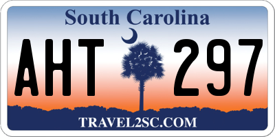 SC license plate AHT297