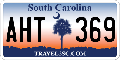 SC license plate AHT369