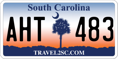 SC license plate AHT483