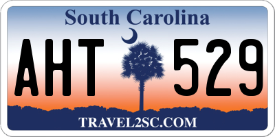 SC license plate AHT529
