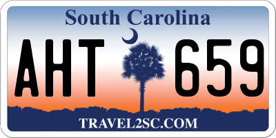 SC license plate AHT659