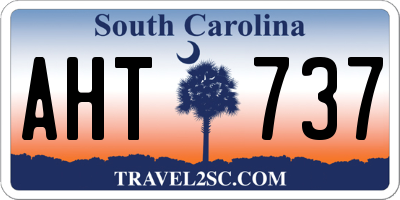 SC license plate AHT737