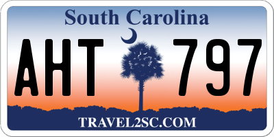 SC license plate AHT797