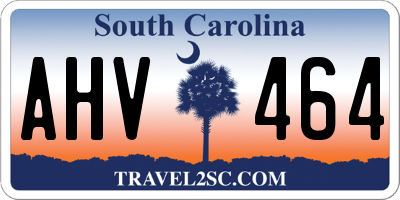 SC license plate AHV464