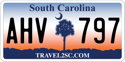 SC license plate AHV797