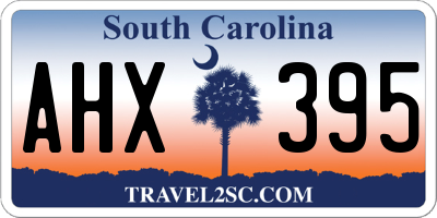 SC license plate AHX395