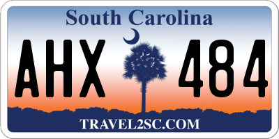 SC license plate AHX484