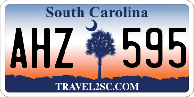 SC license plate AHZ595