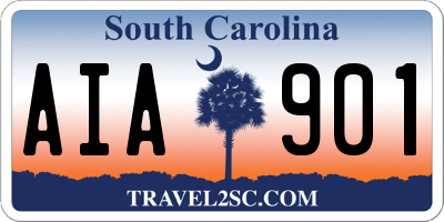 SC license plate AIA901