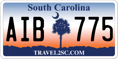 SC license plate AIB775
