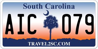 SC license plate AIC079