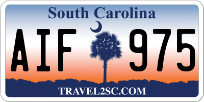 SC license plate AIF975