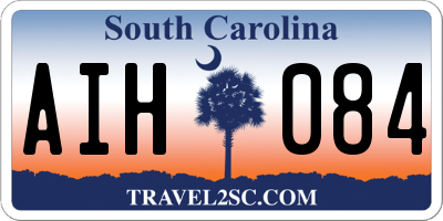 SC license plate AIH084