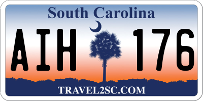 SC license plate AIH176