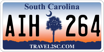 SC license plate AIH264