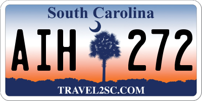 SC license plate AIH272