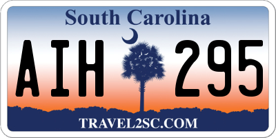 SC license plate AIH295