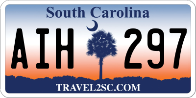 SC license plate AIH297