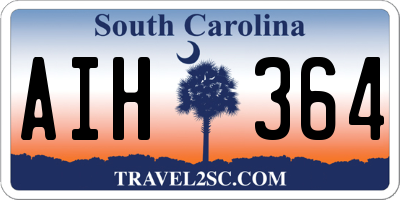 SC license plate AIH364