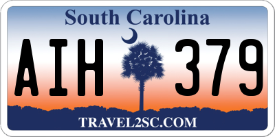 SC license plate AIH379