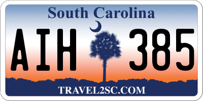 SC license plate AIH385