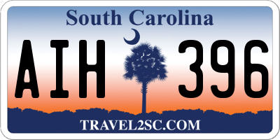 SC license plate AIH396