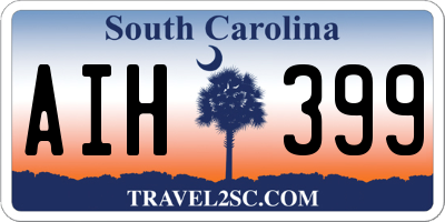 SC license plate AIH399