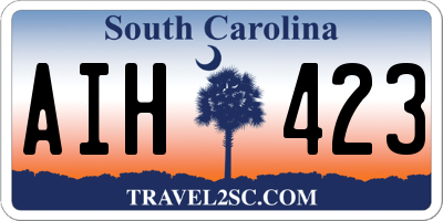 SC license plate AIH423