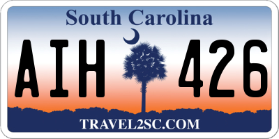 SC license plate AIH426