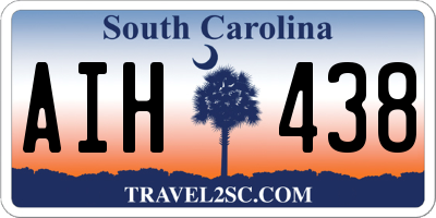 SC license plate AIH438