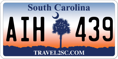 SC license plate AIH439