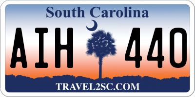 SC license plate AIH440