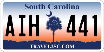 SC license plate AIH441