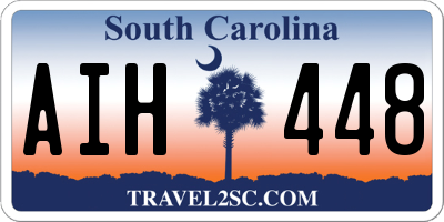 SC license plate AIH448
