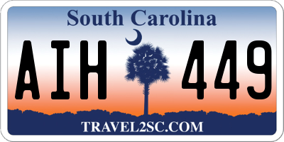 SC license plate AIH449